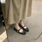 Scarpe basse Mary Jane donna con suola morbida - immagine 4