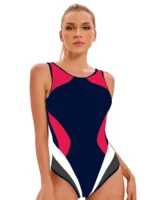 Costume da bagno intero donna plus size sportivo 3XL - immagine 6