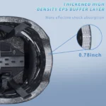 Casco da bici con visiera stile berretto, misura regolabile - immagine 5