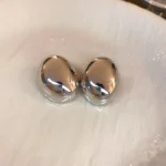 Orecchini pendenti rotondi geometrici donna stile punk - immagine 5