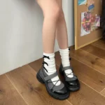 Scarpe Mary Jane donna con plateau, sportive e casual - immagine 4