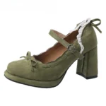 Scarpe Mary Jane con tacco spesso e plateau eleganti - immagine 6