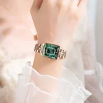 Orologio da donna acciaio con calendario impermeabile - immagine 4