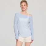 Maglia trasparente danza donna a maniche lunghe - immagine 6