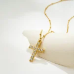 Collana donna oro con ciondolo serpente e farfalla - immagine 6