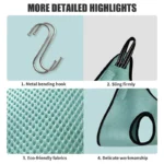 Amaca per toelettatura cani e gatti con supporto unghie - immagine 4