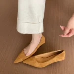 Scarpe Mary Jane donna punta a punta tacco basso eleganti