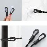 Stendibiancheria da giardino con ventosa in cotone elastico