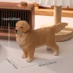 Statuetta cane in legno Golden Retriever fatta a mano - immagine 3