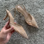 Sandali donna eleganti con tacco alto e cinturino - immagine 6