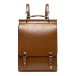 Zaino donna in vera pelle con scomparto laptop - immagine 2