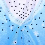 Body danza bambina senza maniche con stampa fiocchi di neve - immagine 5