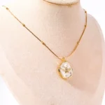 Collana donna con ciondolo angelo vintage porta foto - immagine 4