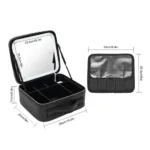 Borsa trucco da viaggio con luce LED e specchio - immagine 2