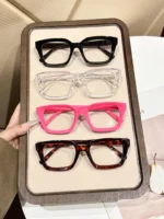 Set 4 occhiali da vista neutri con montatura quadrata - immagine 5