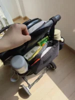 Borsa portaoggetti da passeggino con orsetto - immagine 2