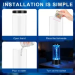 Lampada notturna LED a tornado multicolore USB - immagine 5