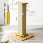 Tiragraffi verticale per gatti con colonna e gioco integrato - immagine 6