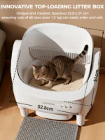 Lettiera per gatti autopulente elettrica con aromaterapia - immagine 5