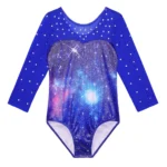 Body danza bambina manica 3/4 scintillante - immagine 3