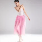 Gonna lunga in tulle da ballo con elastico in vita - immagine 5