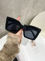 Occhiali da vista retrò unisex con montatura quadrata - immagine 3