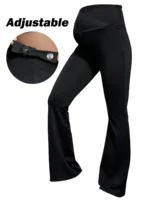 Pantaloni premaman yoga svasati a vita alta regolabile - immagine 2