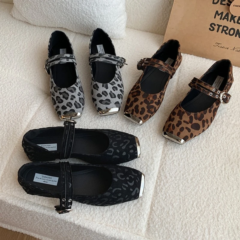 kf-S656fa28ac84c440ca4f14f1b4e04893aH Scarpe Mary Jane donna punta quadrata eleganti con cinturino - immagine 1