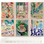 Poster Matisse astratto vintage per decorazione parete
