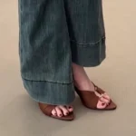 Sandali estivi donna con tacco sottile e punta aperta - immagine 4