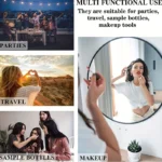 100 flaconi spray trasparenti da 2 ml/3 ml ricaricabili - immagine 4