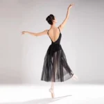 Gonna lunga in tulle da ballo con elastico in vita - immagine 3