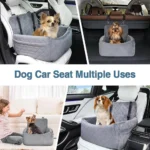 Seggiolino auto per cani e gatti con base antiscivolo - immagine 6