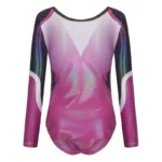 Body bambina maniche lunghe danza e ginnastica 5-12 anni - immagine 4