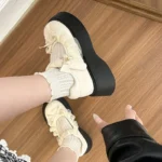 Scarpe Mary Jane donna eleganti con tacco interno e fiocco - immagine 5