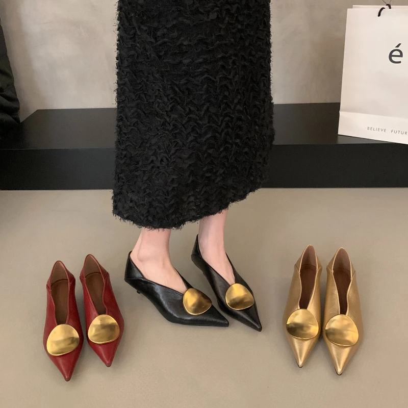 kf-S6edb702a463648a8bf5225cb3324b15da Scarpe Mary Jane donna tacco basso punta a punta vintage - immagine 1