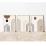 Poster astratto scandinavo geometrico per arredare la casa - immagine 3