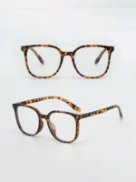 Occhiali rettangolari retrò senza prescrizione per uso quotidiano - immagine 3