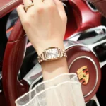 Orologio da donna elegante in acciaio inox con datario - immagine 5