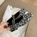 Scarpe Mary Jane donna punta quadrata eleganti con cinturino - immagine 2