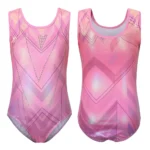 Set body danza bambina con pantaloncini e fascia 5-14 anni - immagine 2