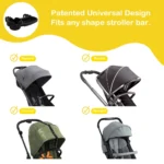 Porta snack e bevande in silicone per passeggino - immagine 3