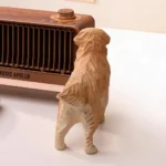 Statuetta cane in legno Golden Retriever fatta a mano - immagine 6