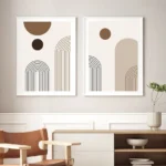 Poster astratto scandinavo geometrico per arredare la casa - immagine 4