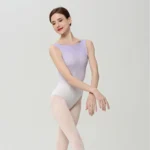 Body da balletto donna sfumato senza maniche - immagine 3