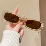 Occhiali rettangolari alla moda con lenti per PC unisex - immagine 3