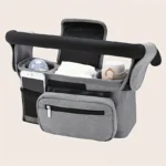 Borsa organizer grande per passeggino in tessuto Oxford