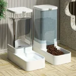 Distributore automatico cibo e acqua per cani a gravità