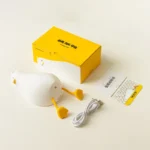 Lampada notte anatra in silicone ricaricabile USB per bambini - immagine 6