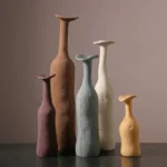 Vaso in ceramica stile nordico colore Morandi